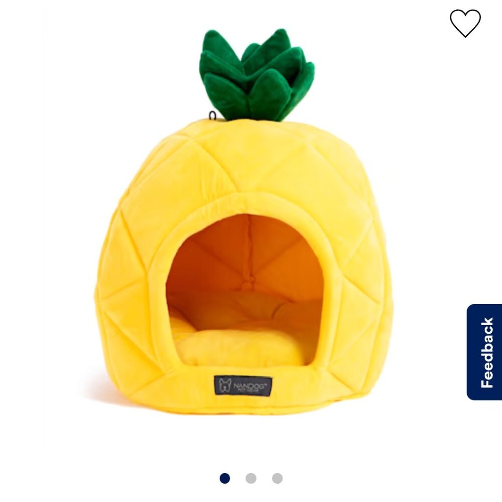 Nandog pineapple cat bed